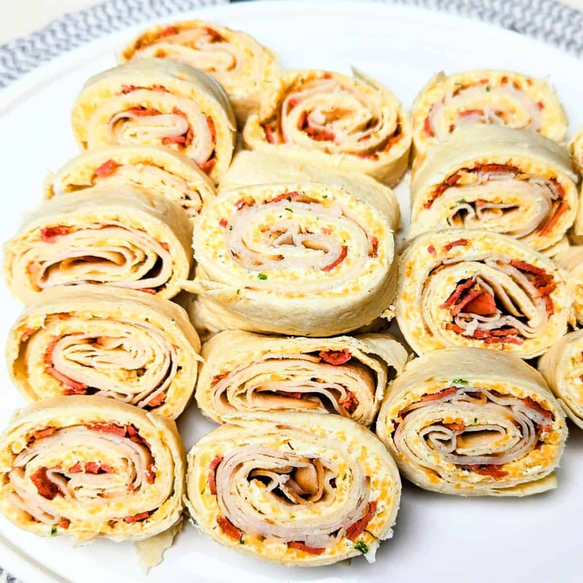 Turkey and Cheese Pinwheels