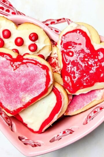 valentine butter cookies