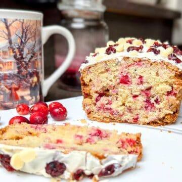 white chocolate cranberry bread