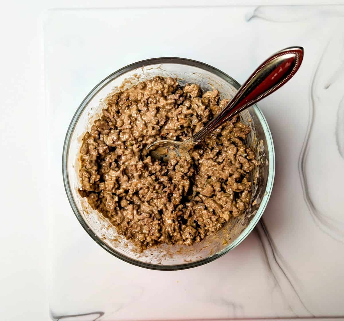 ground beef mixture