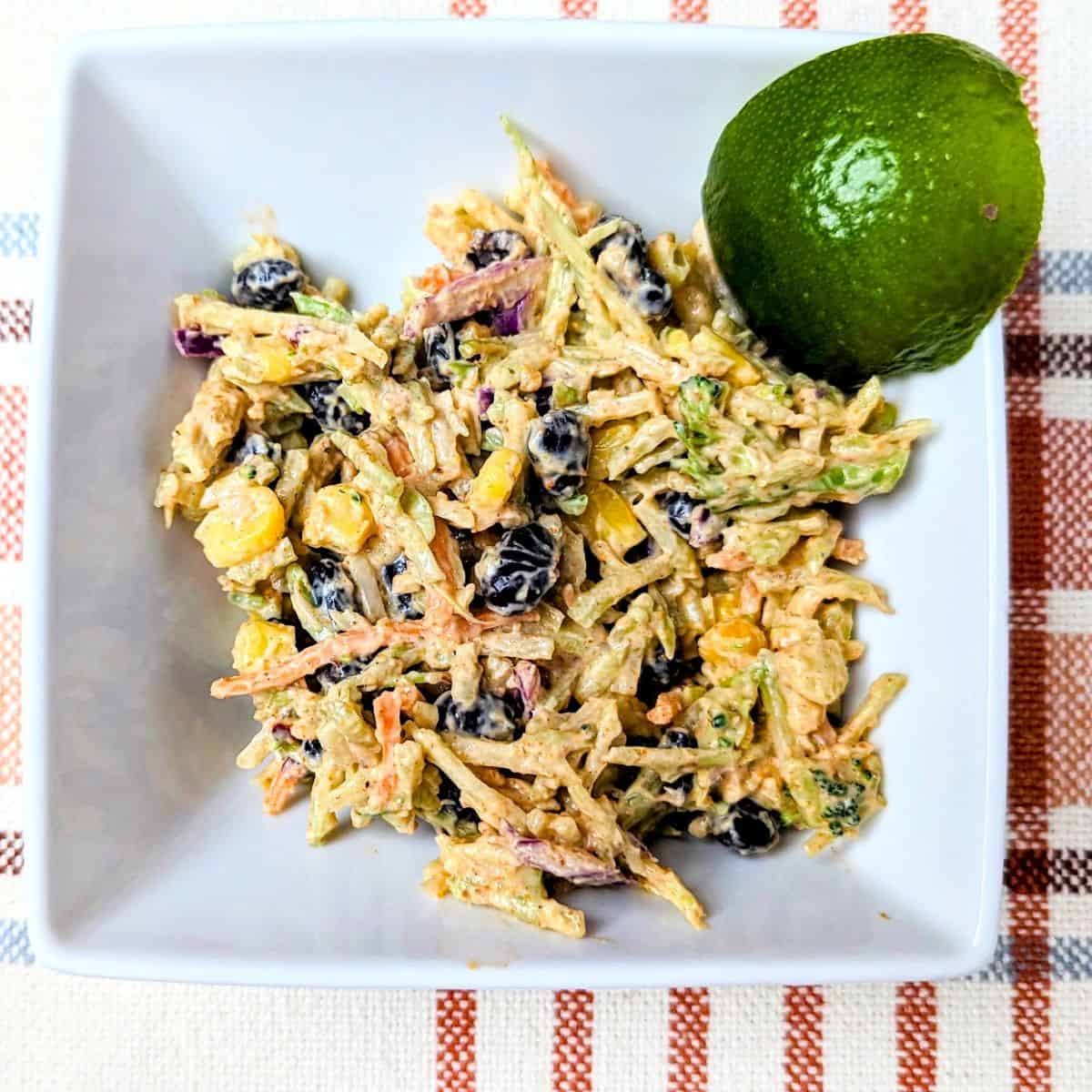 mexican rainbow coleslaw