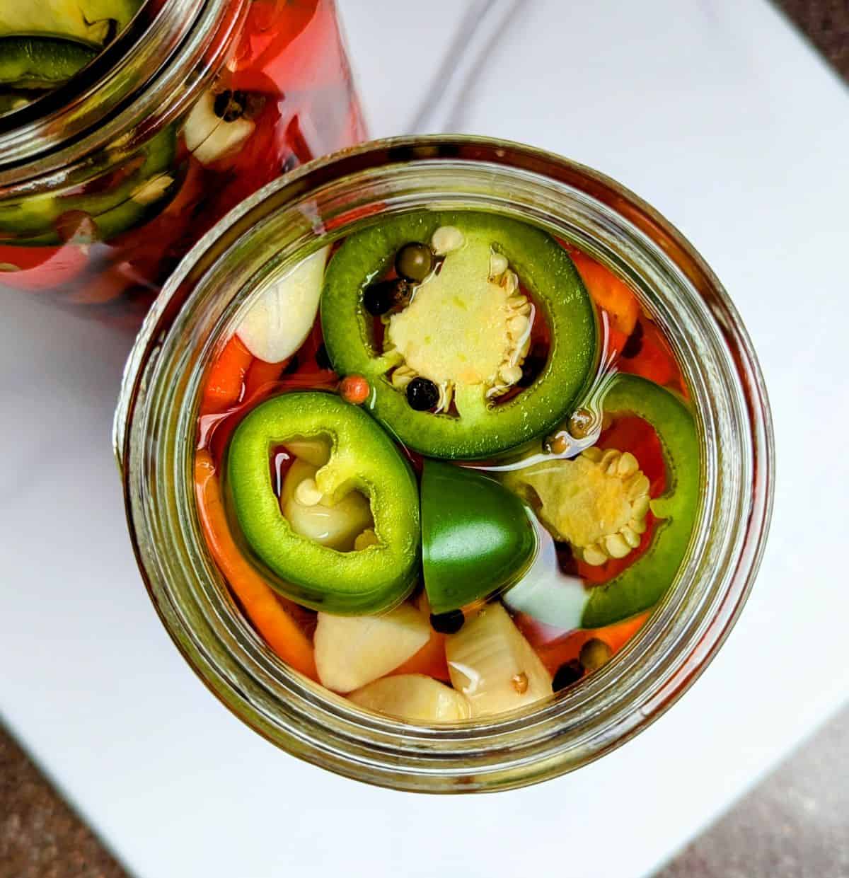 top of jar