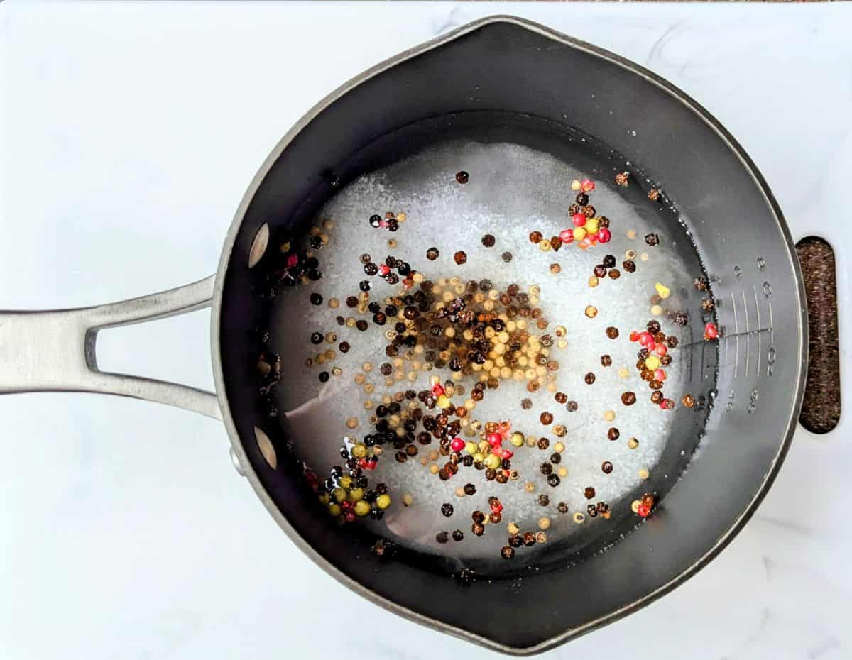 brine in pot