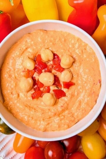 roasted red pepper hummus