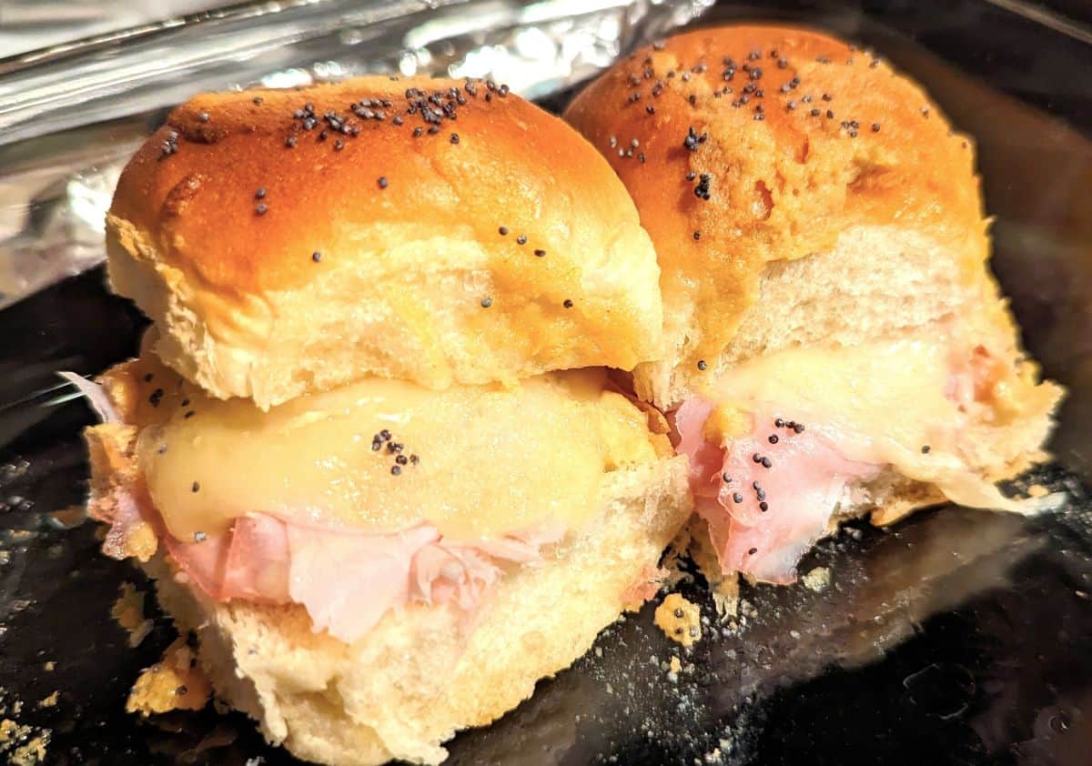 ham and swiss cheese sliders