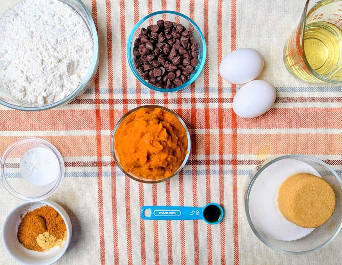 pumpkin bread ingredients