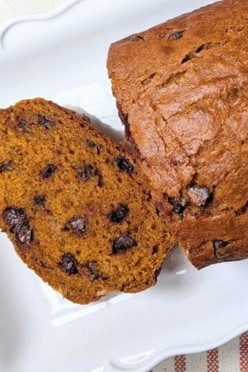 pumpkin chocolate chip bread