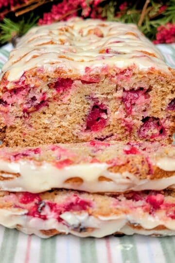 cranberry eggnog bread