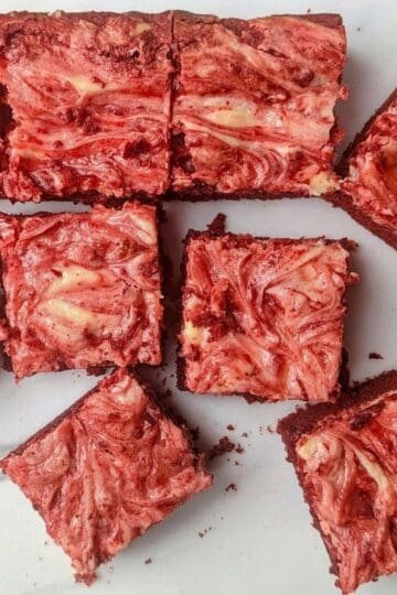 red velvet cheesecake brownies