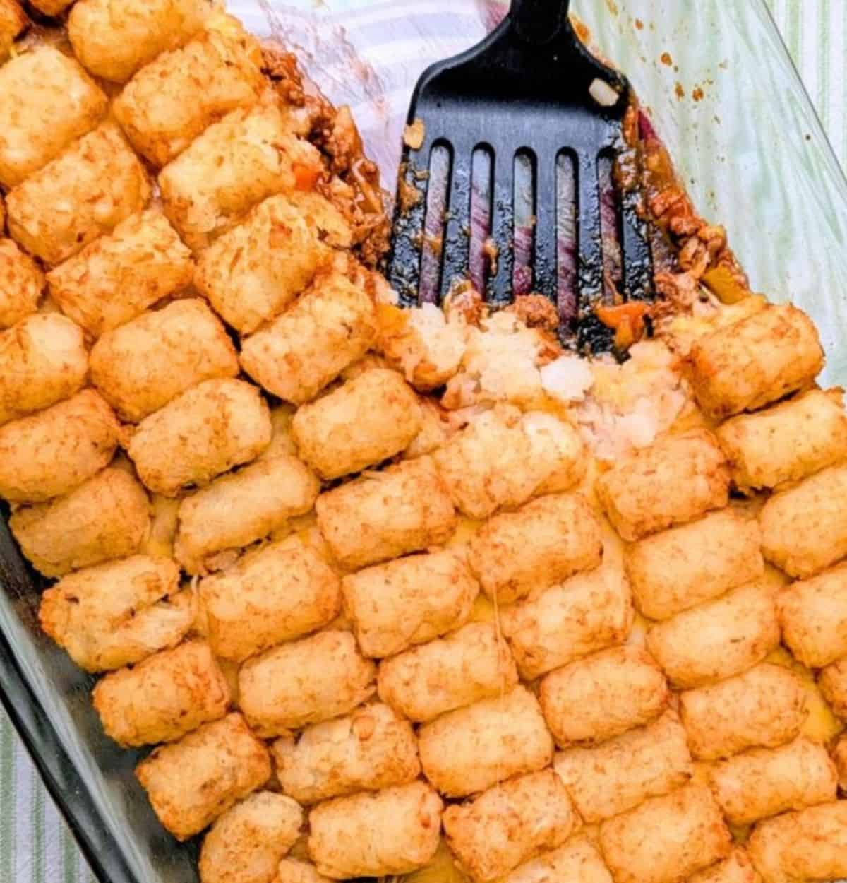 baked in casserole dish