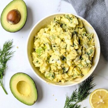 avocado egg salad