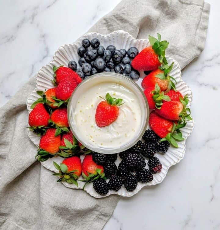 Healthy Greek Yogurt Fruit Dip (Easy 3-Ingredient Recipe!) | Kitchen ...