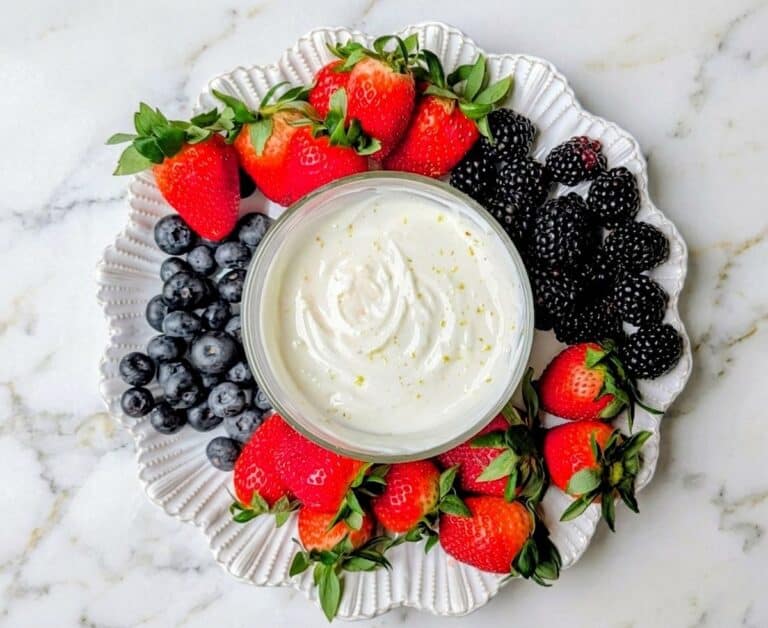 Healthy Greek Yogurt Fruit Dip (Easy 3-Ingredient Recipe!) | Kitchen ...
