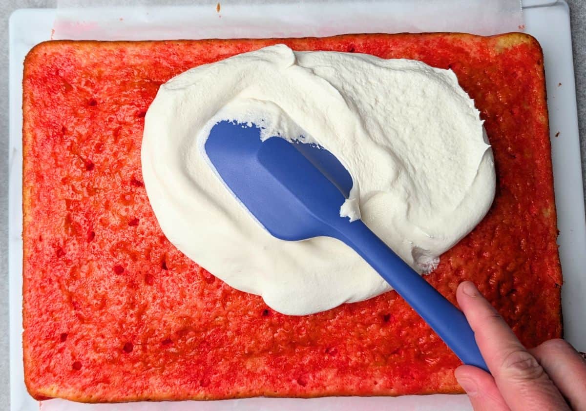 smoothing whip on top