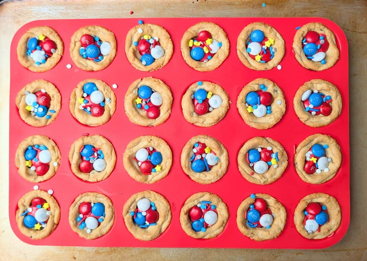 candies on top