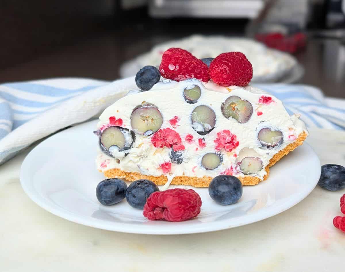 cool whip pie recipe on plate