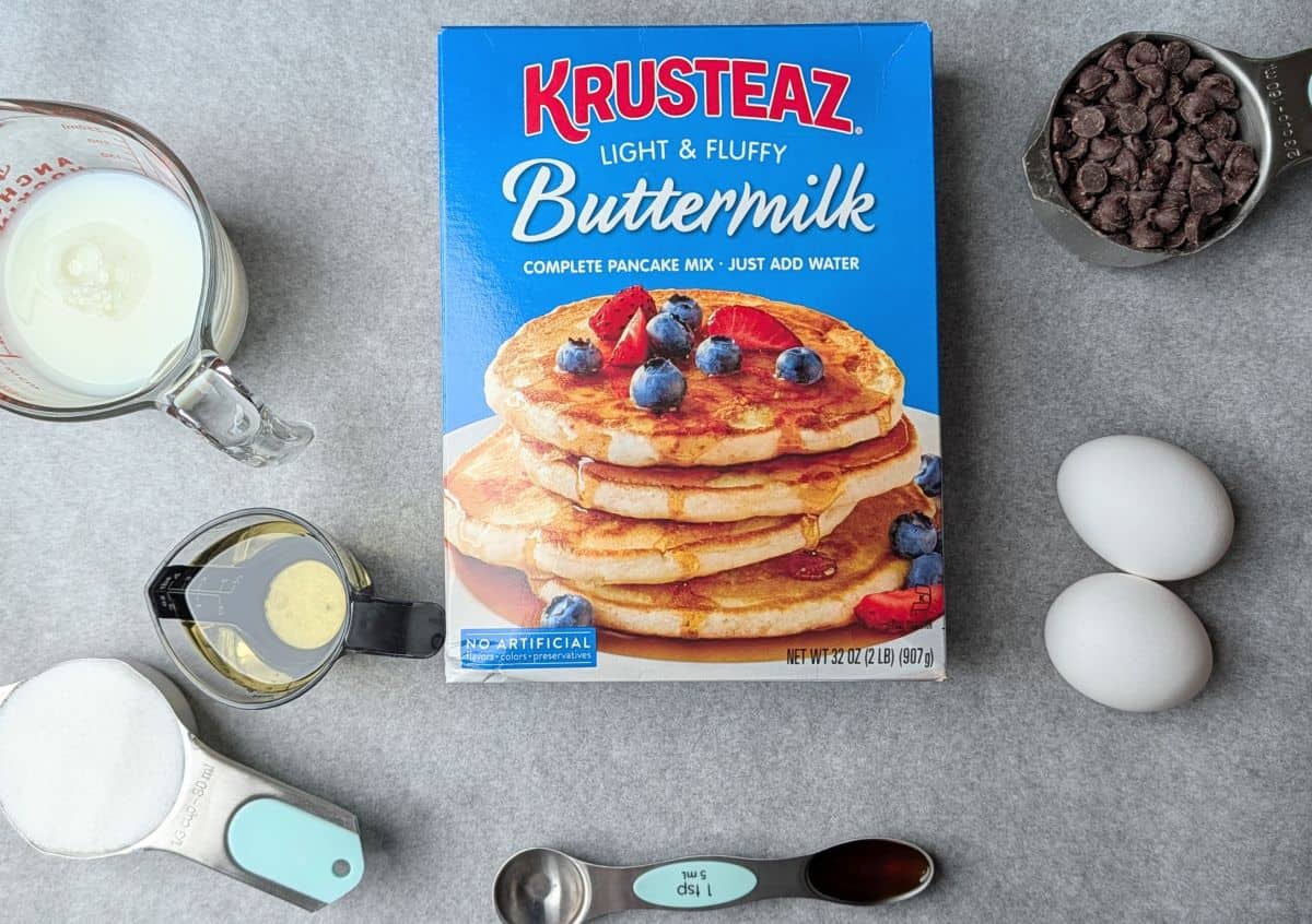 pancake mix muffins ingredients