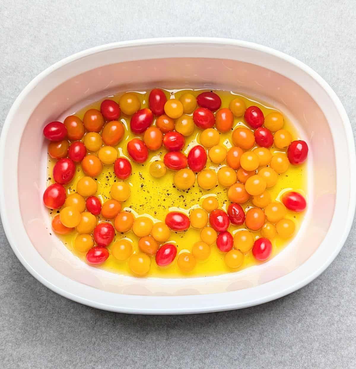 tomatoes and olive oil