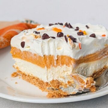 pumpkin lush serving on plate