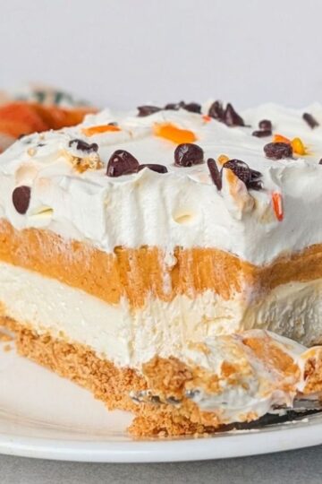 pumpkin lush serving on plate