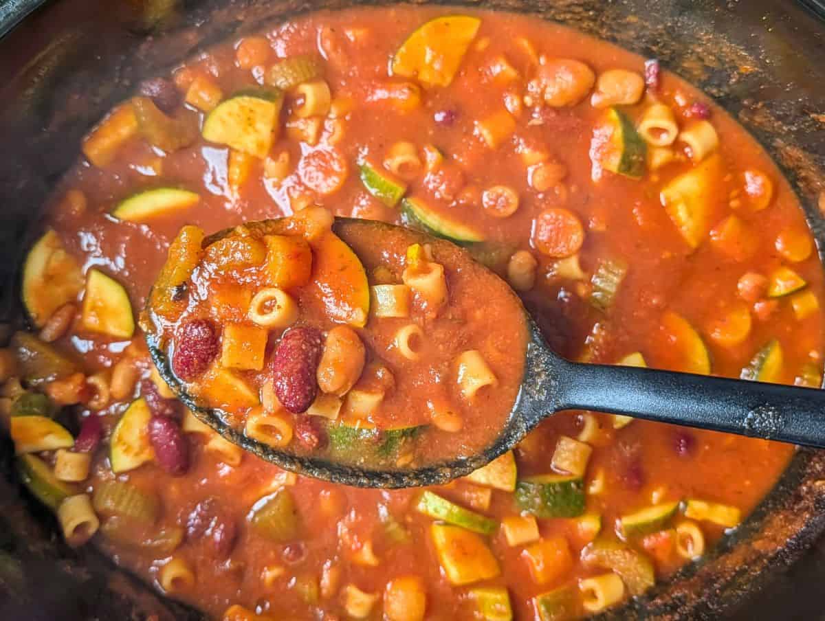 soup in slow cooker